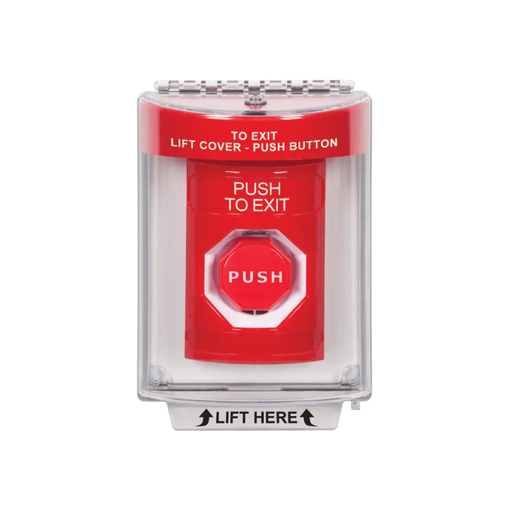 Standard Labeling, Buttons With Universal Stopper Flush, Key To Reset Illuminated, Red, SS2032PX-EN