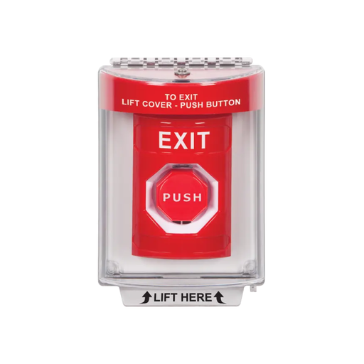 Standard Labeling, Buttons With Universal Stopper Flush, Key To Reset Illuminated, Red, SS2032XT-EN