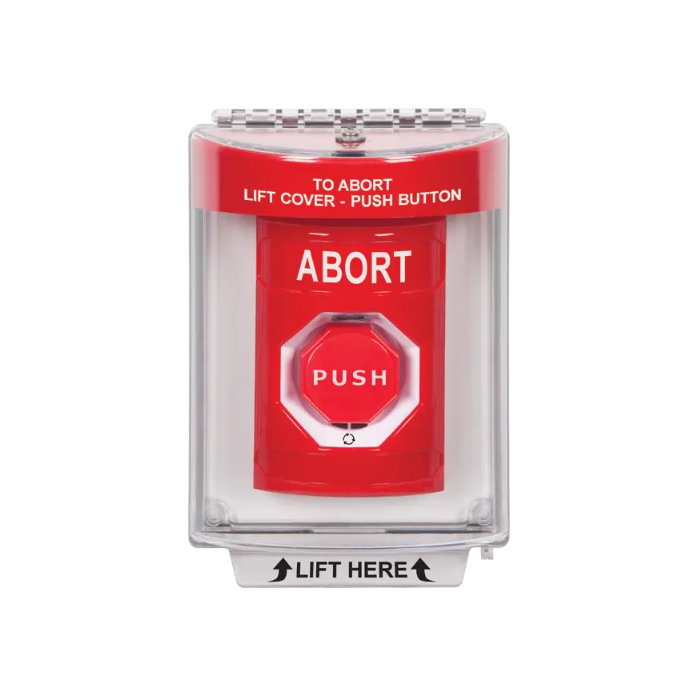 Standard Labeling, Buttons With Universal Stopper Flush, Turn To Reset Illuminated, Red, SS2039AB-EN