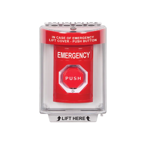 Standard Labeling, Buttons With Universal Stopper Flush, Turn To Reset Illuminated, Red, SS2039EM-EN