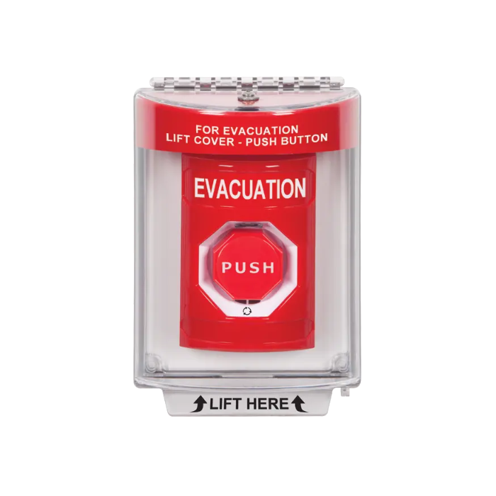 Standard Labeling, Buttons With Universal Stopper Flush, Turn To Reset Illuminated, Red, SS2039EV-EN