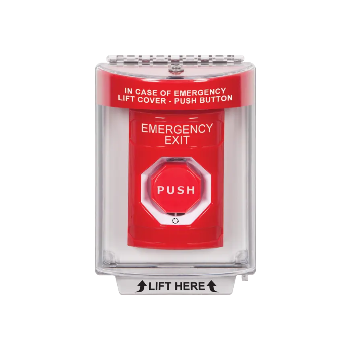 Standard Labeling, Buttons With Universal Stopper Flush, Turn To Reset Illuminated, Red, SS2039EX-EN