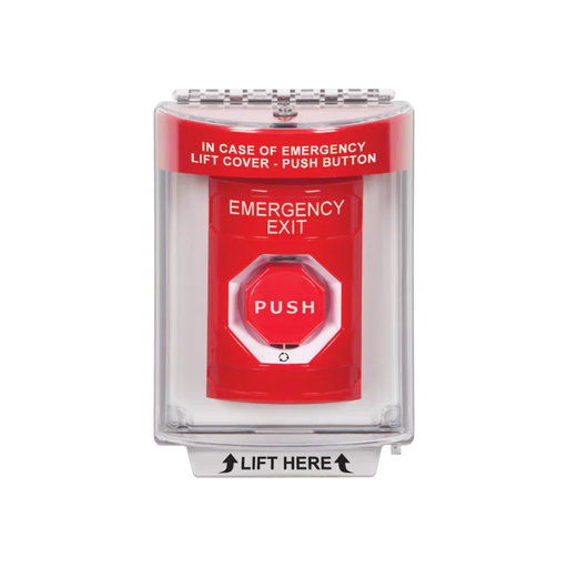 Standard Labeling, Buttons With Universal Stopper Flush, Turn To Reset Illuminated, Red, SS2039EX-EN