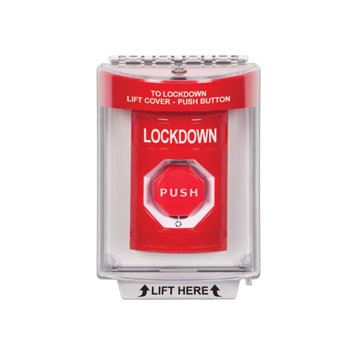 Standard Labeling, Buttons With Universal Stopper Flush, Turn To Reset Illuminated, Red, SS2039LD-EN