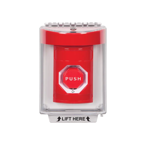 Standard Labeling, Buttons With Universal Stopper Flush, Turn To Reset Illuminated, Red, SS2039NT-EN