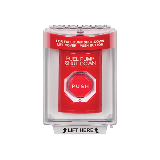 Standard Labeling, Buttons With Universal Stopper Flush, Turn To Reset Illuminated, Red, SS2039PS-EN