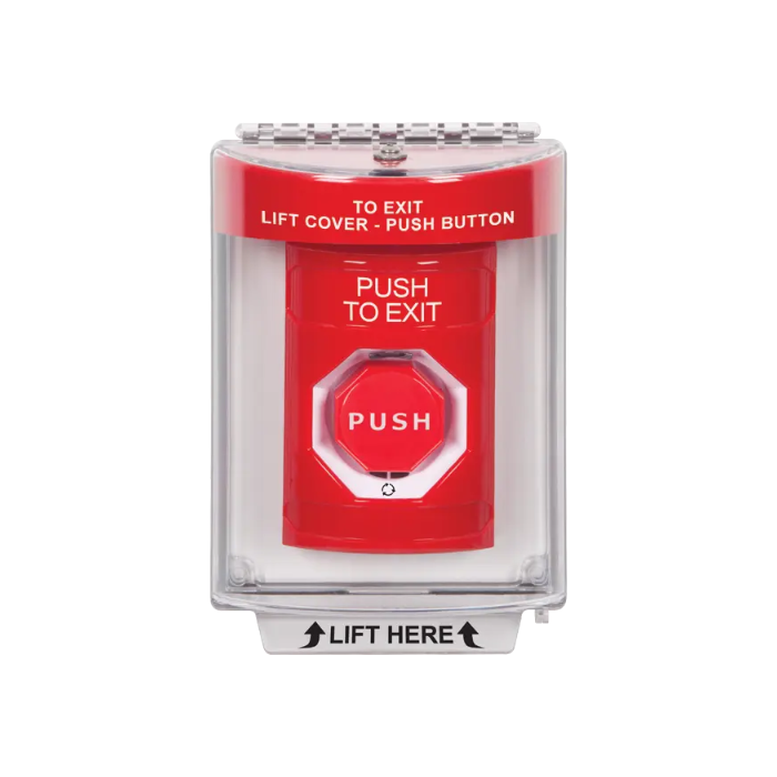 Standard Labeling, Buttons With Universal Stopper Flush, Turn To Reset Illuminated, Red, SS2039PX-EN