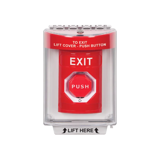 Standard Labeling, Buttons With Universal Stopper Flush, Turn To Reset Illuminated, Red, SS2039XT-EN