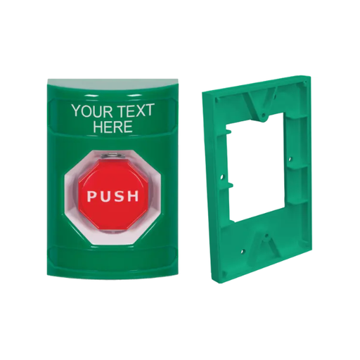Custom Labeling, Buttons Only, Key To Reset Illuminated Bar, Green, SS2102ZA-EN