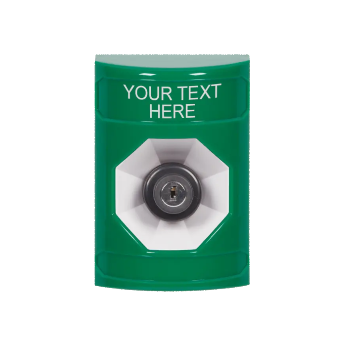 Custom Labeling, Buttons Only, Key To Activate, Green, SS2103ZA-EN