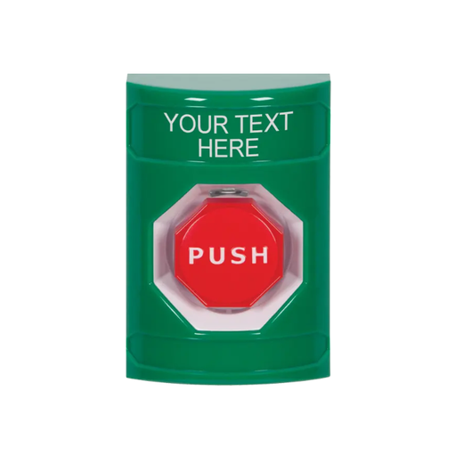 Custom Labeling, Buttons Only, Pneumatic Illuminated Bar, Green, SS2108ZA-EN