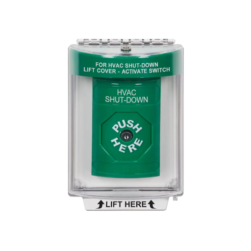 Standard Labeling, Buttons With Universal Stopper Flush, Key To Reset, Green, SS2130HV-EN