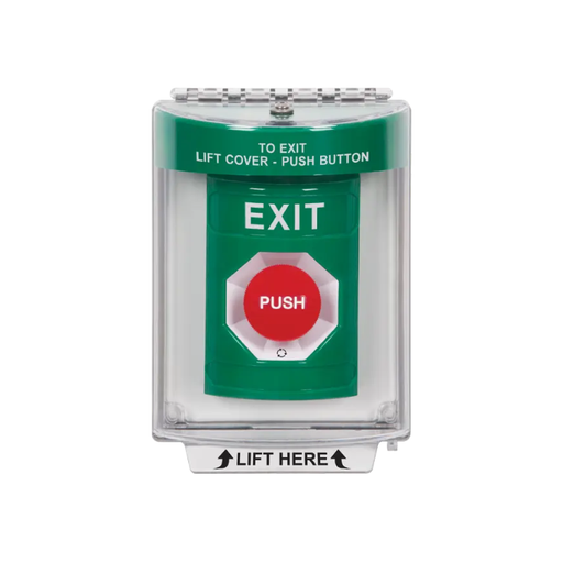 Standard Labeling, Buttons With Universal Stopper Flush, Turn To Reset, Green, SS2131XT-EN