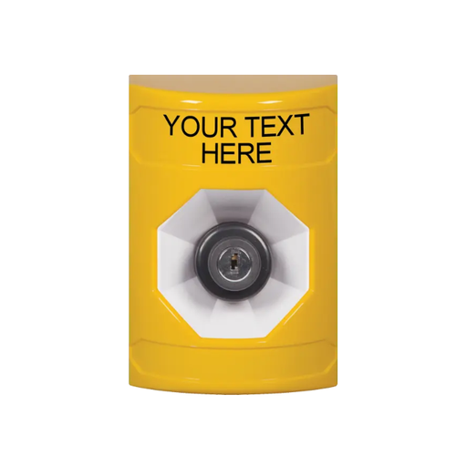Custom Labeling, Buttons Only, Key To Activate, Yellow, SS2203ZA-EN