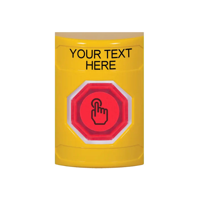 Custom Labeling, Buttons Only, Momentary Illuminated Button, Yellow, SS2206ZA-EN