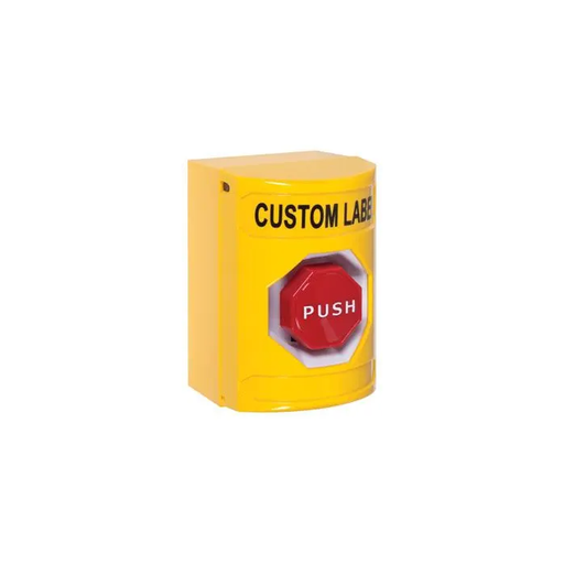 Custom Labeling, Buttons Only, Pneumatic Illuminated Bar, Yellow, SS2208ZA-EN