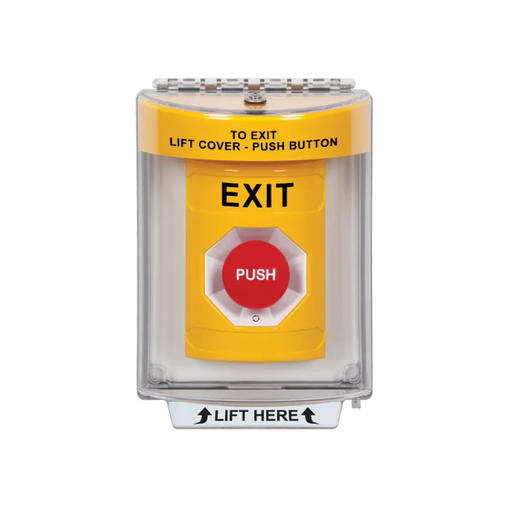Standard Labeling, Buttons With Universal Stopper Flush, Turn To Reset, Yellow, SS2231XT-EN
