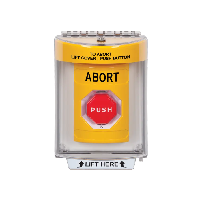Standard Labeling, Buttons With Universal Stopper Flush, Turn To Reset Illuminated, Yellow, SS2239AB-EN