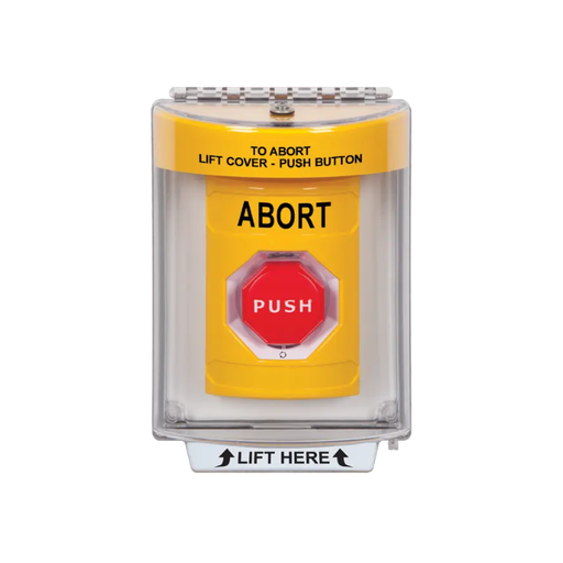Standard Labeling, Buttons With Universal Stopper Flush, Turn To Reset Illuminated, Yellow, SS2239AB-EN