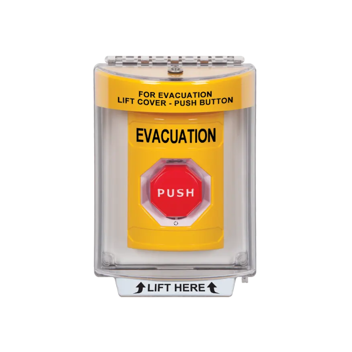 Standard Labeling, Buttons With Universal Stopper Flush, Turn To Reset Illuminated, Yellow, SS2239EV-EN