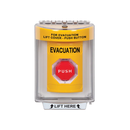 Standard Labeling, Buttons With Universal Stopper Flush, Turn To Reset Illuminated, Yellow, SS2239EV-EN