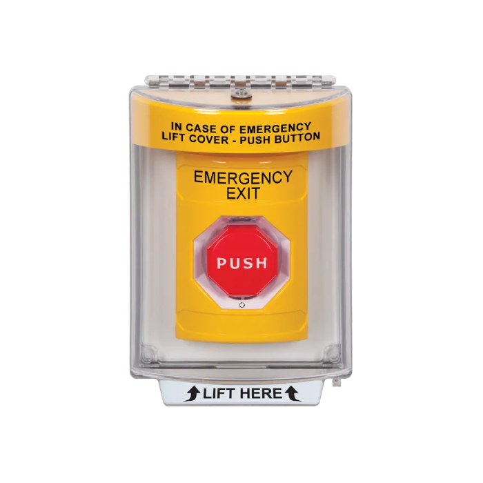 Standard Labeling, Buttons With Universal Stopper Flush, Turn To Reset Illuminated, Yellow, SS2239EX-EN