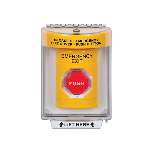 Standard Labeling, Buttons With Universal Stopper Flush, Turn To Reset Illuminated, Yellow, SS2239EX-EN