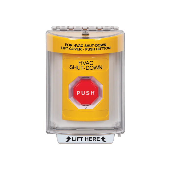Standard Labeling, Buttons With Universal Stopper Flush, Turn To Reset Illuminated, Yellow, SS2239HV-EN