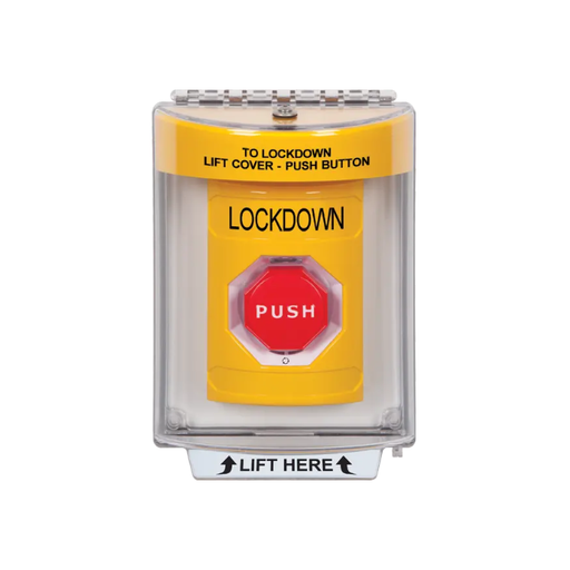 Standard Labeling, Buttons With Universal Stopper Flush, Turn To Reset Illuminated, Yellow, SS2239LD-EN