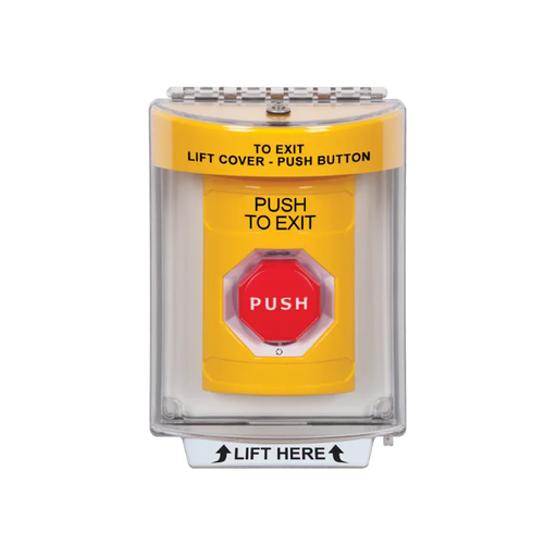 Standard Labeling, Buttons With Universal Stopper Flush, Turn To Reset Illuminated, Yellow, SS2239PX-EN