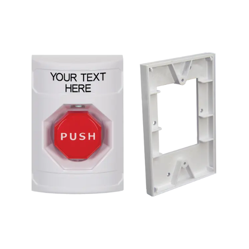 Custom Labeling, Buttons Only, Key To Reset Illuminated Bar, White, SS2302ZA-EN