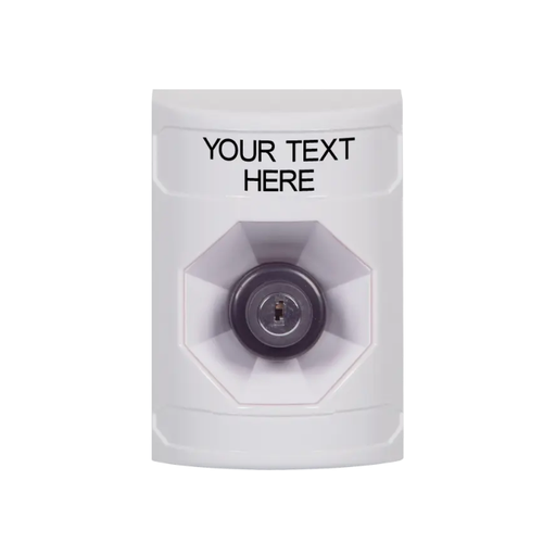 Custom Labeling, Buttons Only, Key To Activate, White, SS2303ZA-EN