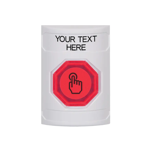 Custom Labeling, Buttons Only, Weather Resistant Momentary Button, White, SS2307ZA-EN