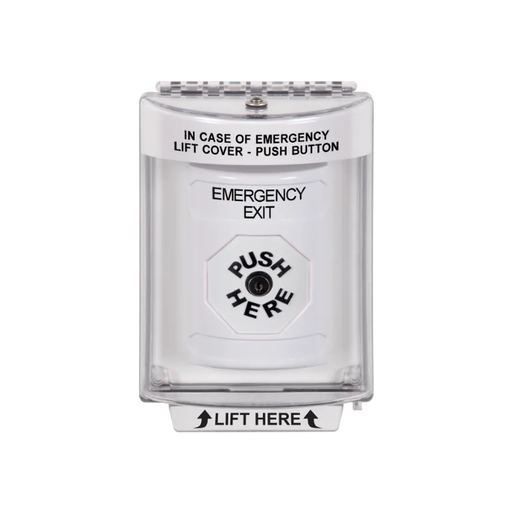 Standard Labeling, Buttons With Universal Stopper Flush, Key To Reset, White, SS2330EX-EN