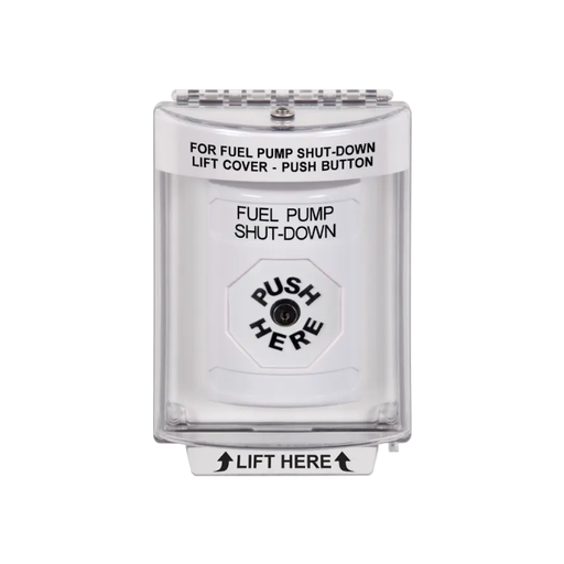 Standard Labeling, Buttons With Universal Stopper Flush, Key To Reset, White, SS2330PS-EN
