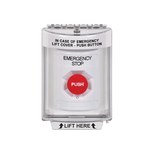 Standard Labeling, Buttons With Universal Stopper Flush, Turn To Reset, White, SS2331ES-EN
