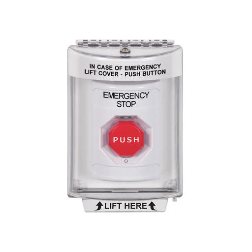 Standard Labeling, Buttons With Universal Stopper Flush, Turn To Reset Illuminated, White, SS2339ES-EN