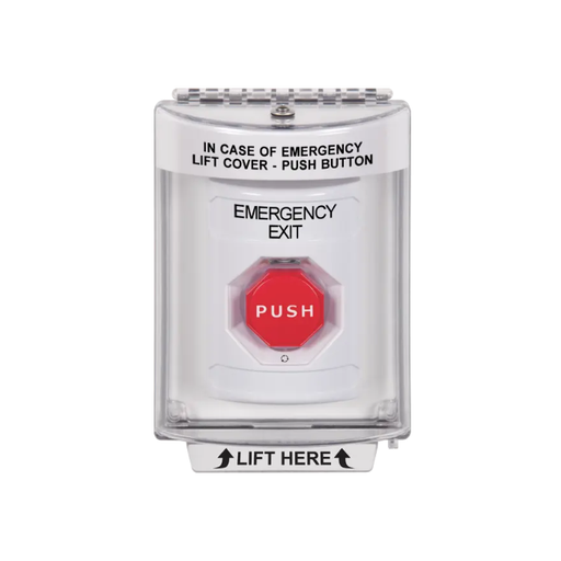 Standard Labeling, Buttons With Universal Stopper Flush, Turn To Reset Illuminated, White, SS2339EX-EN