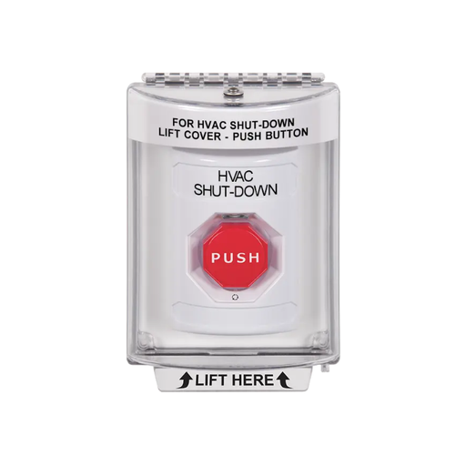 Standard Labeling, Buttons With Universal Stopper Flush, Turn To Reset Illuminated, White, SS2339HV-EN