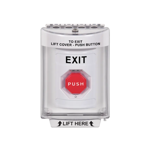 Standard Labeling, Buttons With Universal Stopper Flush, Turn To Reset Illuminated, White, SS2339XT-EN