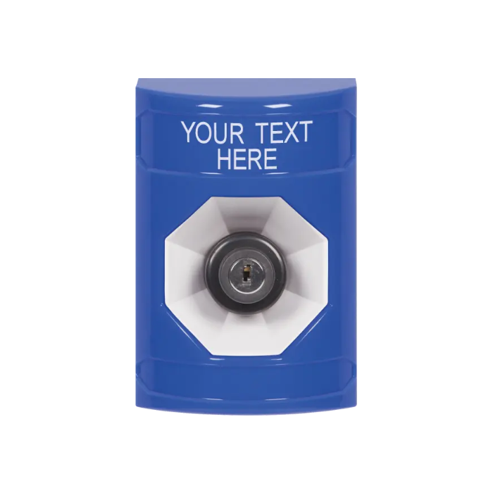 Custom Labeling, Buttons Only, Key To Activate, Blue, SS2403ZA-EN