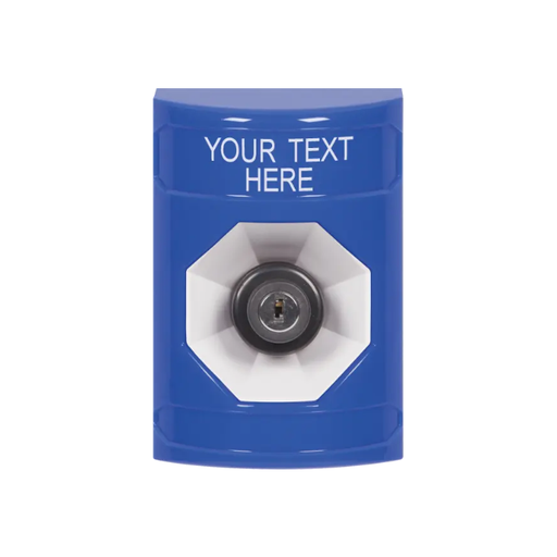 Custom Labeling, Buttons Only, Key To Activate, Blue, SS2403ZA-EN