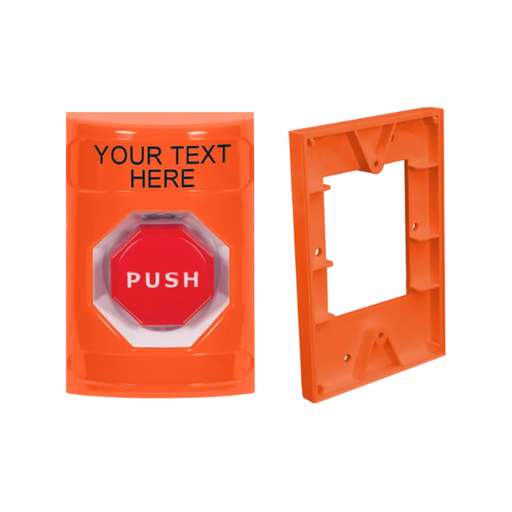 Custom Labeling, Buttons Only, Key To Reset Illuminated Bar, Orange, SS2502ZA-EN