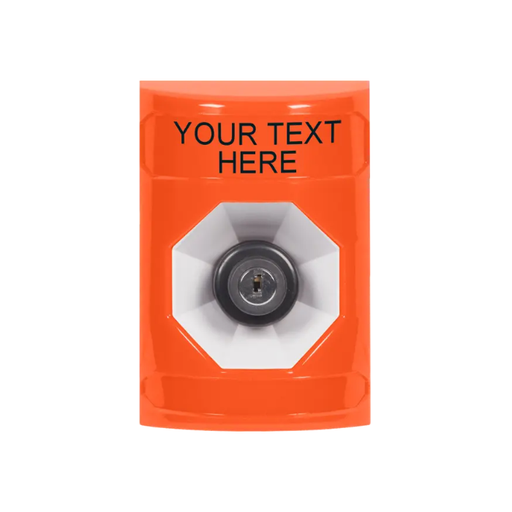 Custom Labeling, Buttons Only, Key To Activate, Orange, SS2503ZA-EN