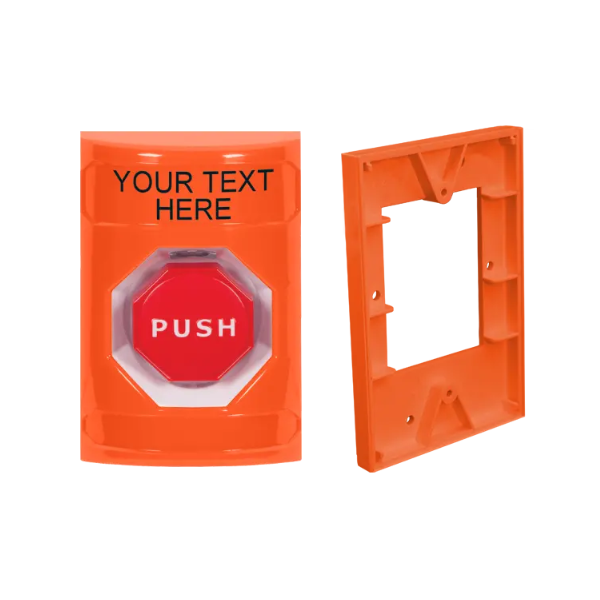 Custom Labeling, Buttons Only, Momentary Illuminated Bar, Orange, SS2505ZA-EN