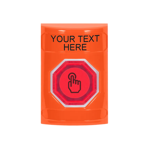 Custom Labeling, Buttons Only, Weather Resistant Momentary Button, Orange, SS2507ZA-EN