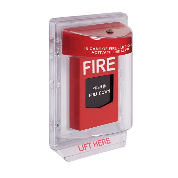 Stopper II® with Horn Flush Mount, Fire Label, STI-1100