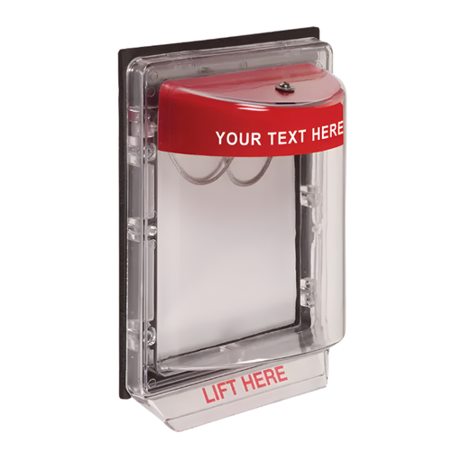 Stopper II® with Horn Flush Mount (Indoor/Outdoor Rated), Custom Label, STI-1150CR