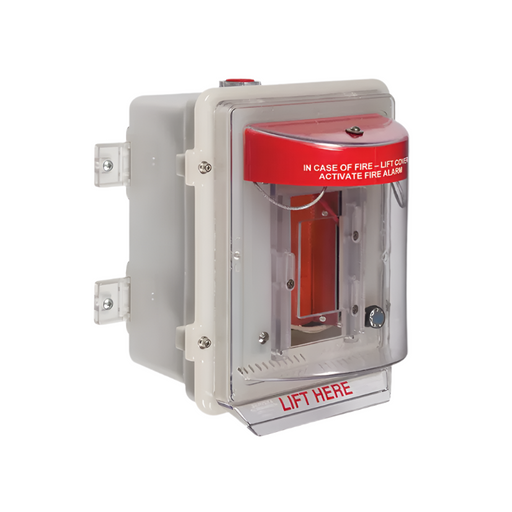Stopper II® Heated Enclosure with 4" Deep Back Box, Fire Label, STI-1200A-HTR