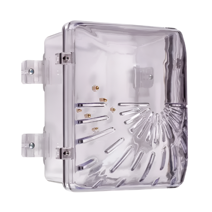 Horn/Strobe Damage Stopper® and Enclosed Back Box, 4" Deep, STI-1210A